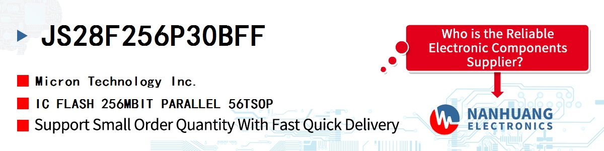 JS28F256P30BFF Micron IC FLASH 256MBIT PARALLEL 56TSOP