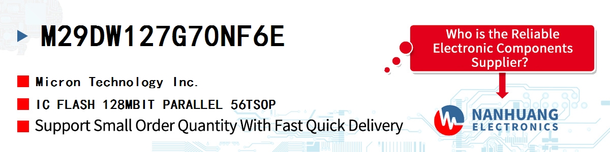 M29DW127G70NF6E Micron IC FLASH 128MBIT PARALLEL 56TSOP