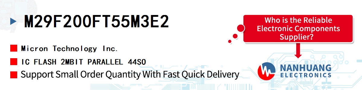 M29F200FT55M3E2 Micron IC FLASH 2MBIT PARALLEL 44SO