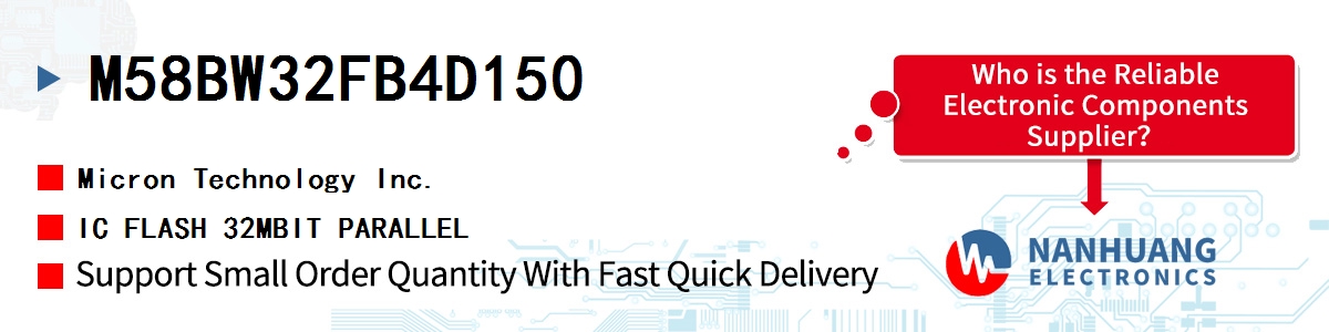 M58BW32FB4D150 Micron IC FLASH 32MBIT PARALLEL