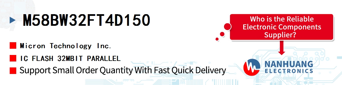 M58BW32FT4D150 Micron IC FLASH 32MBIT PARALLEL
