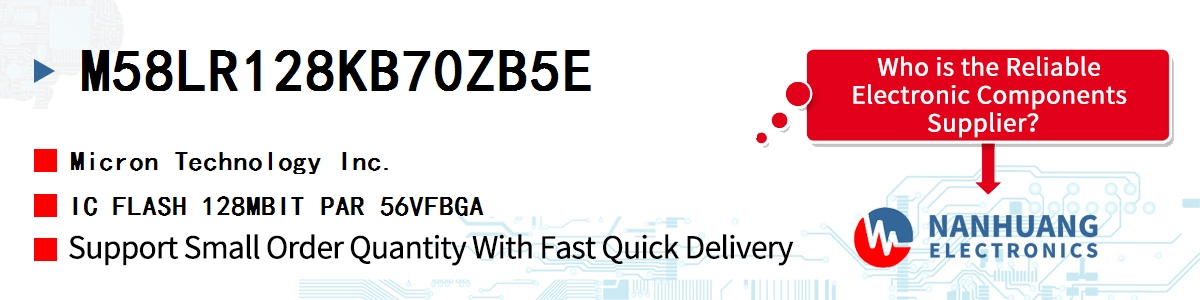 M58LR128KB70ZB5E Micron IC FLASH 128MBIT PAR 56VFBGA