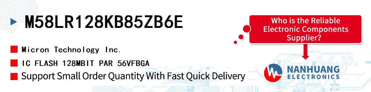M58LR128KB85ZB6E Micron IC FLASH 128MBIT PAR 56VFBGA