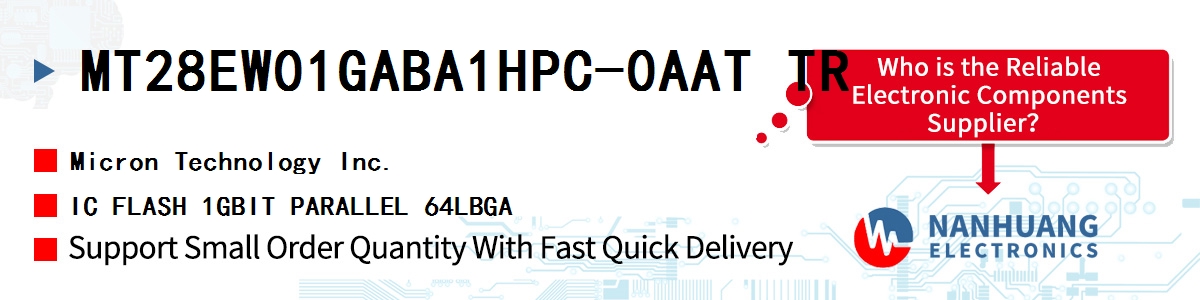 MT28EW01GABA1HPC-0AAT TR Micron IC FLASH 1GBIT PARALLEL 64LBGA
