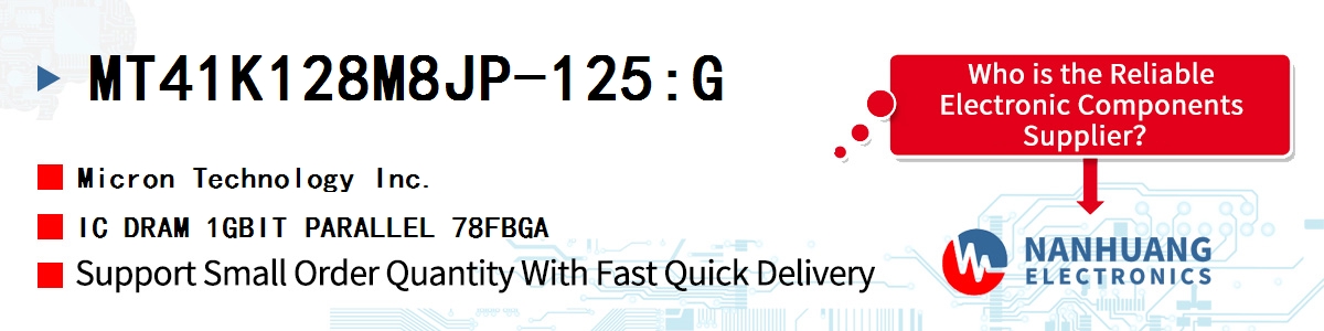 MT41K128M8JP-125:G Micron IC DRAM 1GBIT PARALLEL 78FBGA