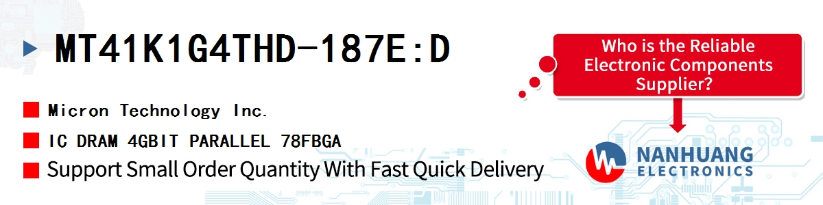 MT41K1G4THD-187E:D Micron IC DRAM 4GBIT PARALLEL 78FBGA