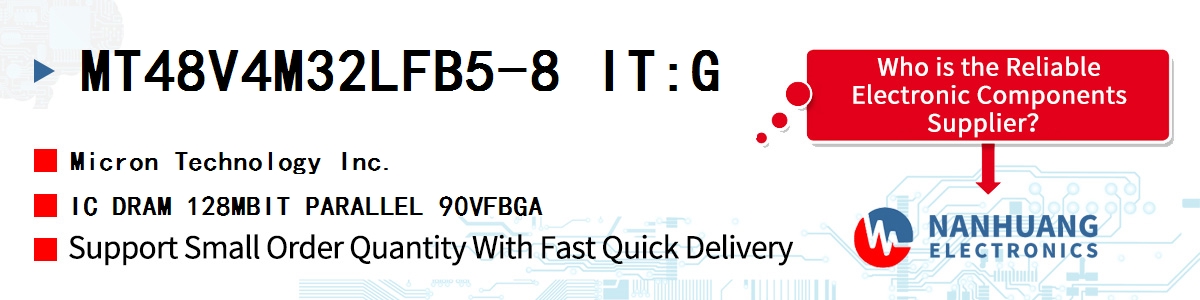MT48V4M32LFB5-8 IT:G Micron IC DRAM 128MBIT PARALLEL 90VFBGA