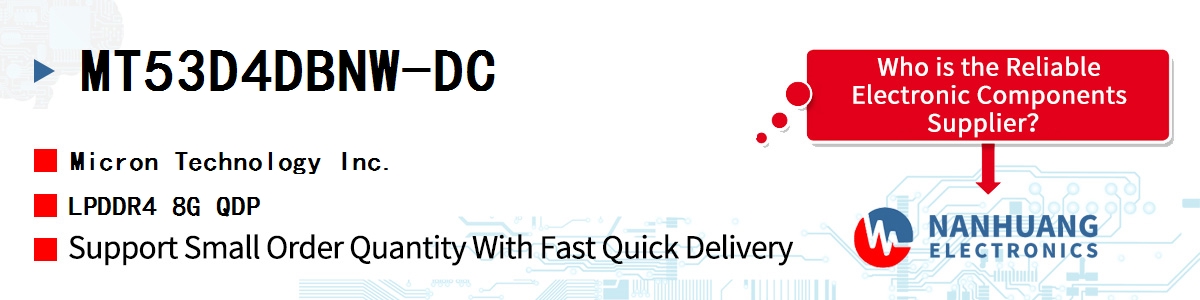 MT53D4DBNW-DC Micron LPDDR4 8G QDP