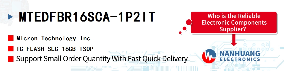 MTEDFBR16SCA-1P2IT Micron IC FLASH SLC 16GB TSOP