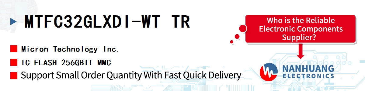 MTFC32GLXDI-WT TR Micron IC FLASH 256GBIT MMC