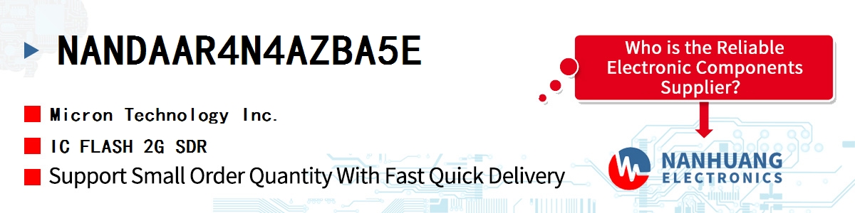 NANDAAR4N4AZBA5E Micron IC FLASH 2G SDR
