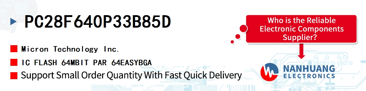 PC28F640P33B85D Micron IC FLASH 64MBIT PAR 64EASYBGA