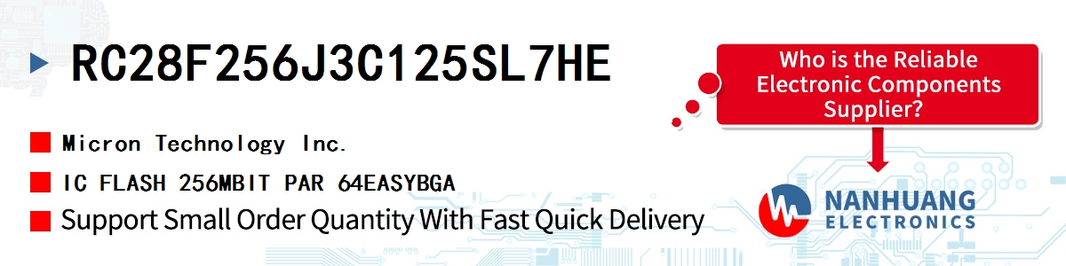 RC28F256J3C125SL7HE Micron IC FLASH 256MBIT PAR 64EASYBGA