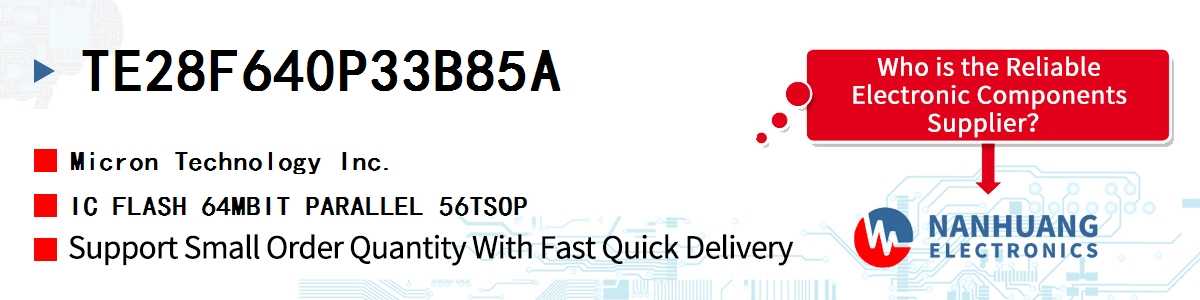 TE28F640P33B85A Micron IC FLASH 64MBIT PARALLEL 56TSOP